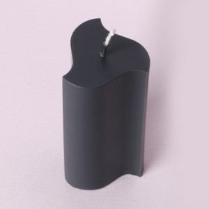 [GS-50] PC mold-3 key point curved object candle (5.2x10cm)