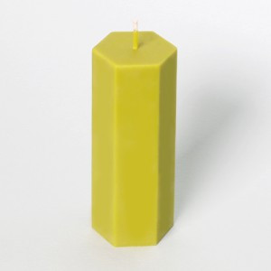 [GS-68] PC Mold-Hexagon Object Candle (4.7x11.8cm)