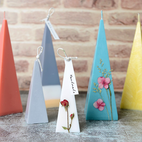[GS-88] Pyramid Object Candle PC Mold (6 x 21cm)