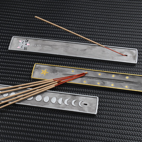 Silicone Mold-Incense Stick holder (3-hole)