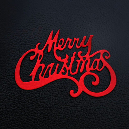 Cutting Pad for Paper Incense - Merry Christmas Letter